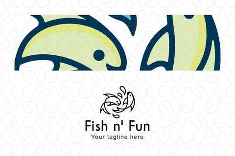 Fish n' Fun - Water Creature Stock Logo Template