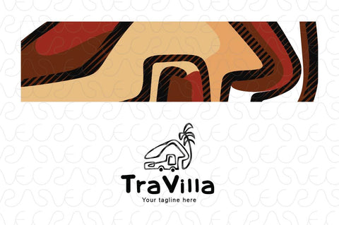 Traveller - Travel Cottage Stock Logo Template