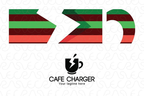 Café Charger - Energetic Drink Stock Logo Template