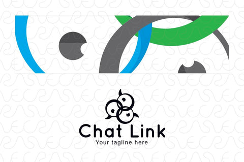 Chat Link - Stock Logo Template