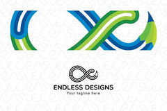 Endless Designs - Creative Infinity Symbol Stock Logo Design for Creative Graphics