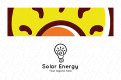 Solar Energy - Power Ideas Stock Logo Template