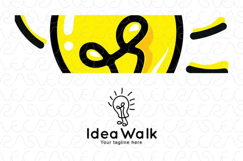 Idea Walk Stock Logo Template