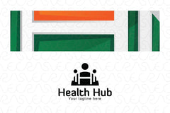 Health Hub - Fitness Group Stock Logo Design for Gym & Club