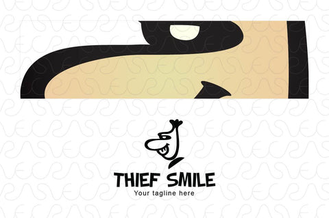 Thief Smile - Cunning Person Stock Logo Template