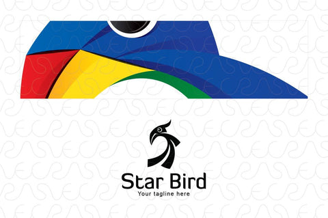Star Bird - Creative Bird Stock Logo Template