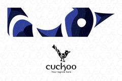 Cuckoo - Black Bird Stock Logo Template