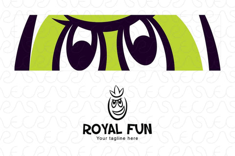 Royal Fun - Illustrative Conceited Face Stock Logo Template