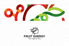 Fruit Energy  - Bio Electronic Production Stock Logo Template