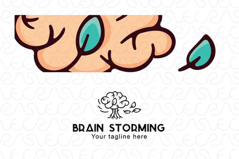 Brain Storming - Smart Learning Stock Logo Template