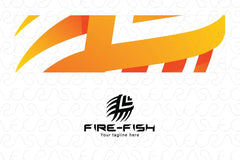 Fire- Fish - Creative Abstract Animal Stock Logo Template