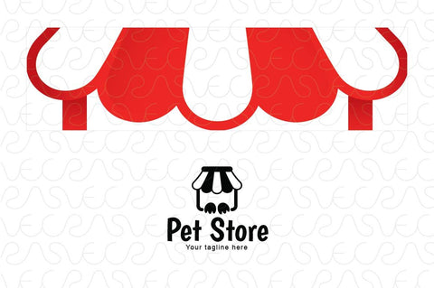Pet Store - Domestic Animal Shop Stock Logo Design Template