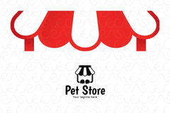Pet Store - Domestic Animal Shop Stock Logo Design Template 