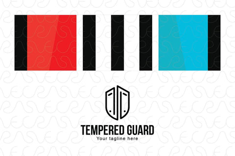 Tempered Guard - Mobile Protection Glass Manufacturing Stock Logo Template