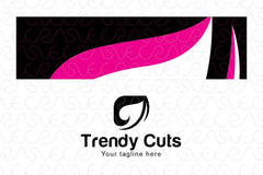 Trendy Cuts - Hair Saloon Stock Logo Template