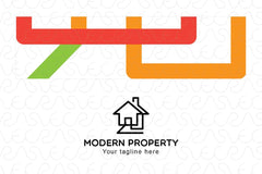 Modern Property - Stock Logo Template