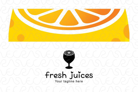 Fresh Juices - Juice Bar Stock Logo Template