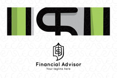 Financial Advisor Stock Logo Template