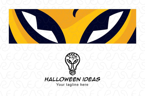 Halloween Ideas Stock Logo Template Design