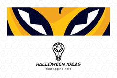 Halloween Ideas Stock Logo Template Design
