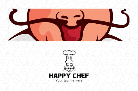 Happy Chef - Food & Restaurant Stock Logo Template