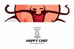 Happy Chef - Food & Restaurant Stock Logo Template