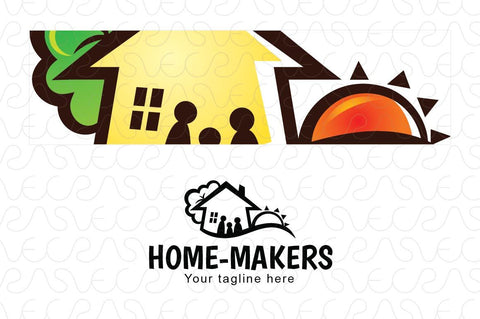 Home Makers - Real Estate Stock Logo Template