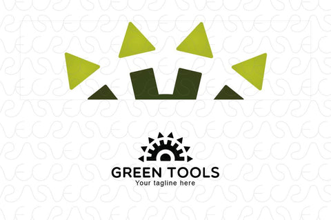 Green Tools - Mechanical Shapes Stock Logo Template