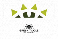 Green Tools - Mechanical Shapes Stock Logo Template