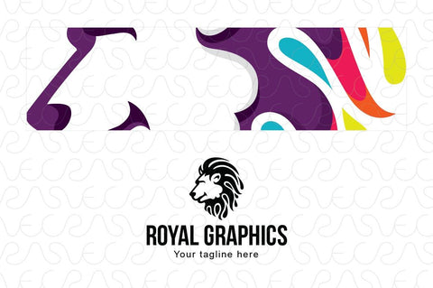 Royal Graphics - Creative Abstract Wild Animal Lion Logo Design Template
