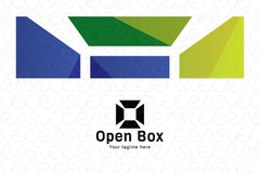 Open Box - Geometrical Shape Stock Logo Template