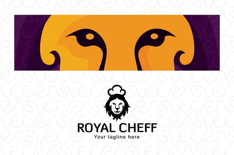 Royal Chef - Lion Animal Stock Logo Design for Restaurant