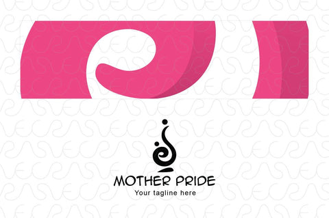 Mother Pride - Abstract Iconic Figurative Logo Design Template