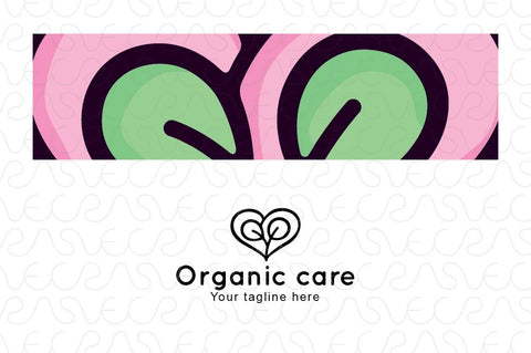 Organic Care - Nature Heart Stock Logo Template