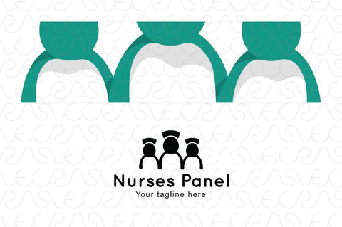 Nursing Panel - Medical Faculty Group Stock Logo Template