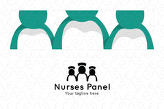 Nursing Panel - Medical Faculty Group Stock Logo Template