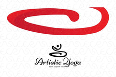 Artistic Yoga - Abstract Figurative Stock Logo Template