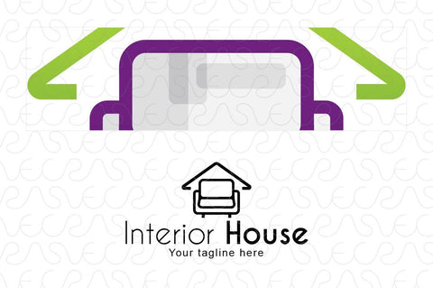 Interior House - Furniture & Furnishings Stock Logo Template