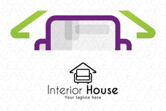 Interior House - Furniture & Furnishings Stock Logo Template
