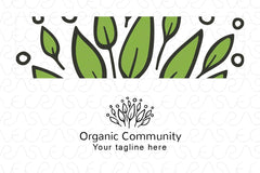 Organic Community - Environmental Group Logo Template