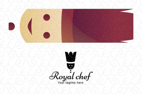 Royal Chef - Stock Logo Template of Cook