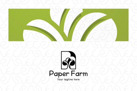 Paper Farm - Eco friendly Stock Logo Template for Stationary & Paper Manufacturing
