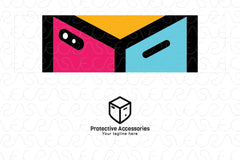 Protective Accessories - Mobile Store Logo Design