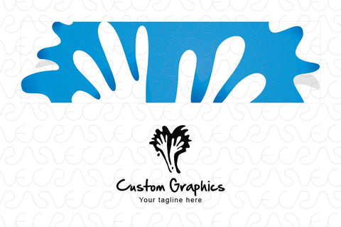 Custom Graphics - Abstract Hands Stock Logo Template for Creative Fields
