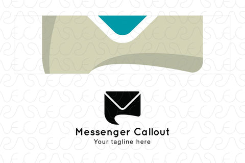 Messenger Callout - Messaging App Stock Logo Template