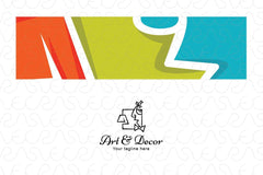 Art & Décor - House Furnishing Stock Logo Design Template for Interiors