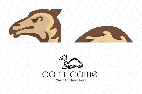 Calm Camel - Desert Animal Stock Logo Template
