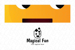 Magical Fun - Cute Smiling Face Stock Logo Template