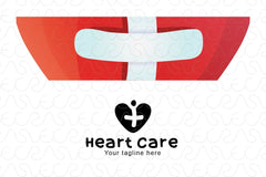 Heart Care - Health & Medical Iconic Stock Logo Template