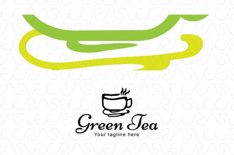 Green Tea - Healthy Organic Drink Objective Logo Template